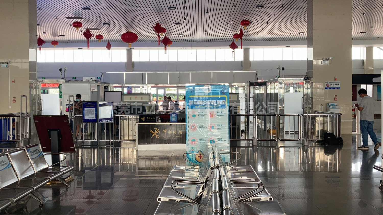 中國海關(guān)安裝立方美emeno EAS防盜報警器！